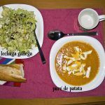 Puré de patata con huevo cocido