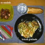Brócoli gratinado