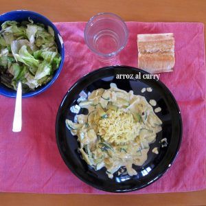 Arroz al curry