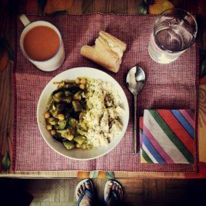 cous cous con verduras