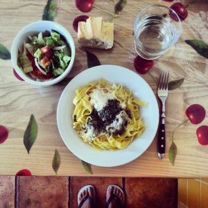 pasta-pesto
